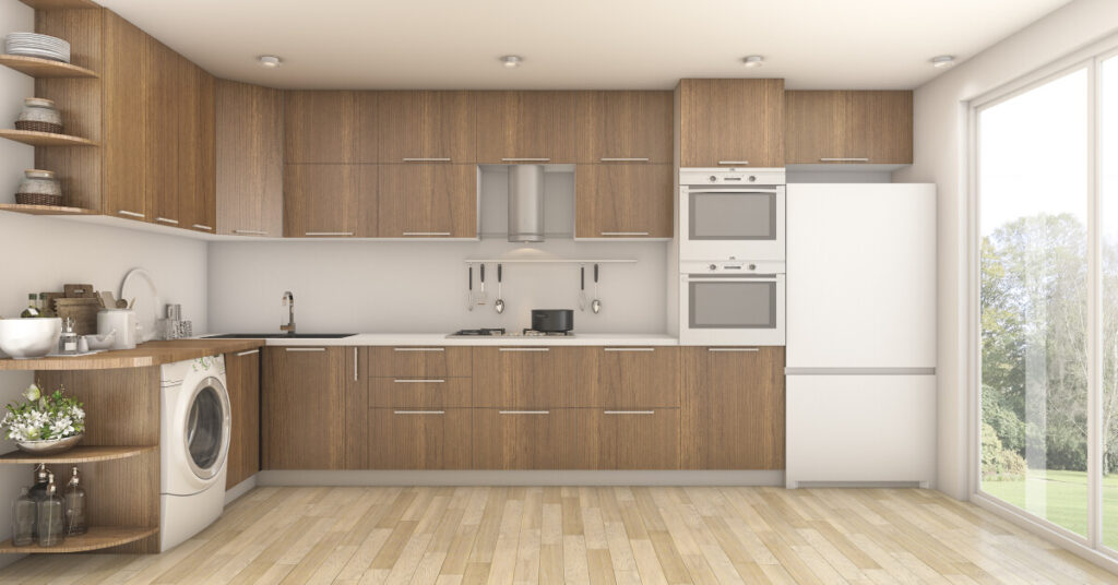 wood kitchen cabinetry