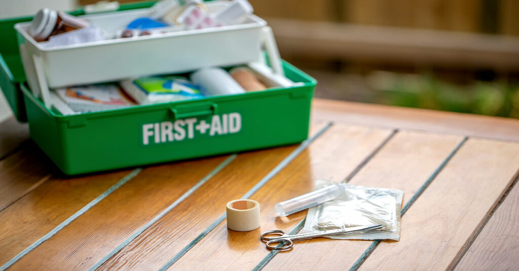 Keep First Aid in the Kitchen