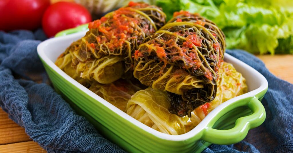 can you use red cabbage for cabbage rolls