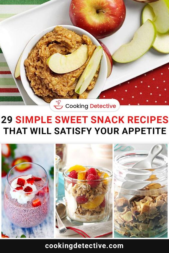 simple sweet snack recipes