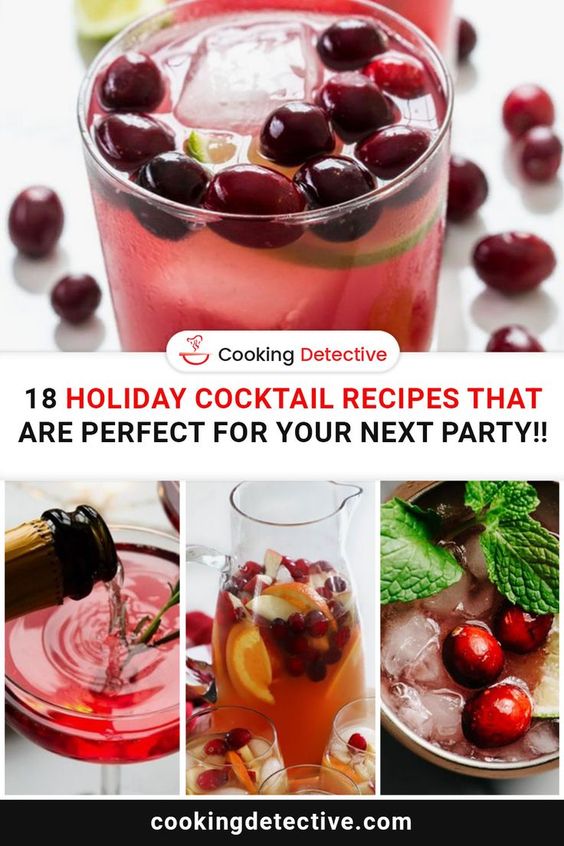 18 Holiday Cocktail Recipes