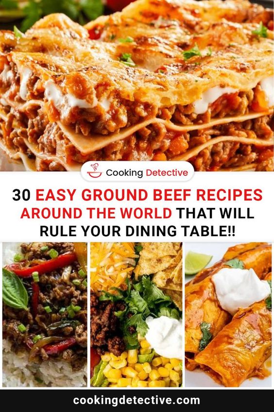 easy ground beef recipes around the world